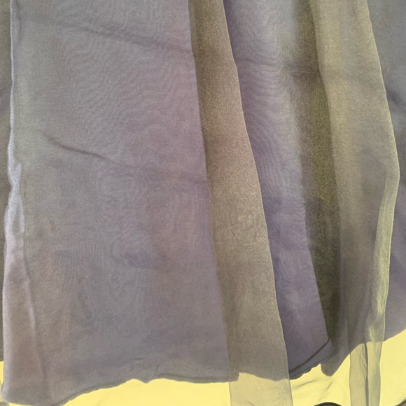 Rare Editions Girls Party Holiday Dress Navy Size 3T Tulle Embellished Red Rose - Picture 3 of 8